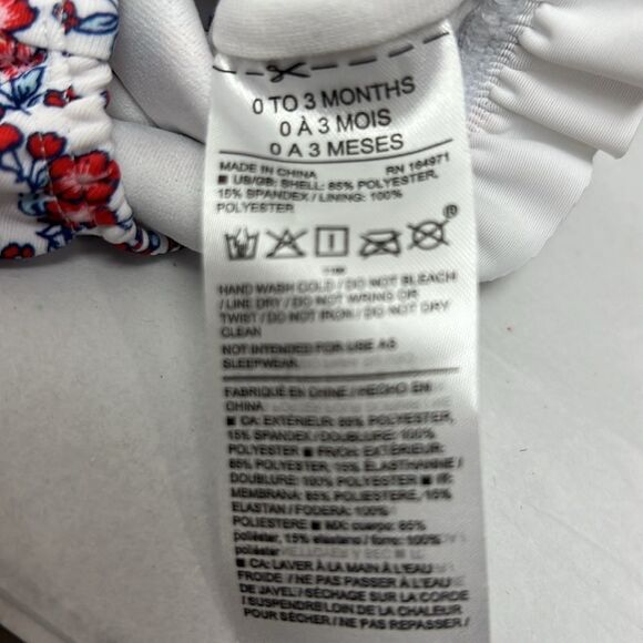 Janie and Jack 100049091 Baby Recycled Floral Rash Guard Swimsuit size 0-3 m NWT - Picture 12 of 12